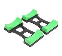 Oumefar 1 Paire Halpel Rack Mat Mat Stand Solder Abs Abs Plastique Plastique Protection du Sol Protection de Fitness Pour la Maison Gym D'entraînement Rangement Noir