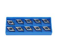 Oumefar 10 pièces DCGT11T304-AK H01 DCGT32.51-AK H01 Plaquettes de Tournage CNC coupeuse de Tournage pour Le Traitement de l'alliage d'aluminium d'aluminium