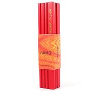10 pièces/paquet 175mm crayon de menuisier octogonal dur noir plomb rouge crayon de menuisier pour constructeur boiserie
