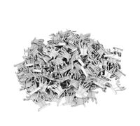 Oumefar 100 Pcs Support de Marqueur de Terminal Universel Montable sur Rail DIN UK B1 Taille Câblage Porte-étiquettes pour L'organisation du Panneau électrique Matériau PA66 Insta