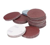 Oumefar 100pcs Disque de Pondière D'oxyde D'aluminium 3 Pouces Rounds en Papier de Verre pour Polir Jades en Bois en Métal 80 100 180 240 600 800 1000 1200 2000 3000 GRIT