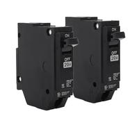 Oumefar 2 Pack 20a Disjoncteur, Interrupteur D'air Miniature, Support de Rail à Din, pour Panneaux électriques à Domicile