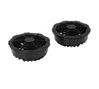 Oumefar 2 Pièces Moteur sans Balais de Ventilateur de Gilet de Refroidissement à Faible Bruit pour Ventilateur de Vêtements Climatisés 12 V, Construction ABS, pour Vêtements de Travail de Dissipation