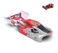 Oumefar 2 Pièces Pièces de Mise à Niveau de Coque de Véhicule RC, Kit d'arbre D'entraînement RC, Adaptées pour Wltoys 144001 1/14 Voiture électrique 4WD RC (144001-1335) (Rouge)