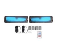 Oumefar 2 Set Panneau LED de Voiture Flexible DC5V 3A, écran D'affichage Programmable à Matrice 64x20 Dot 13.7x4.02 Pouces, IP64 IP64, Application Temote Controly for Vehicles Shops