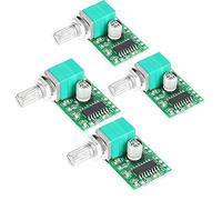 Oumefar 4 pièces Mini carte d'amplificateur Audio numérique DC 5 V avec potentiomètre PAM8403 Module de carte d'ampli de puissance pour bricolage Portable etc