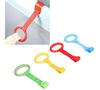 Oumefar 4pcs Baby Pull Up Rings, Matière Plastique Design Ergonomique Pratiques Différentes Couleurs Assistant de Marche pour les Jeux et Berceaux pour les Tout-petits