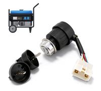 Oumefar 5 fils clé de commutateur de démarrage générateur d'essence clé de démarrage d'allumage clé universelle serrure de commutateur d'allumage pour moto