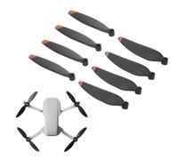 Oumefar 8 hélices de Drone, Hélice pour Hélice Sûre et pour Mini 2 pour Mini 2,Faible Bruit & Stable Drone Accessoires Hélices Remplacement (Bord Orange)