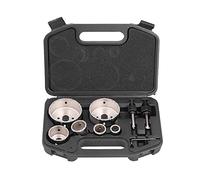 Oumefar 9 Pièces Kit D'outils de Coupe de Foret à Métal Scie Cloche de Perçage de Carrelage Kit de Lames à Pointe de Carbure pour Verre Porcelaine Céramique Jades 6 Pièces Tailles