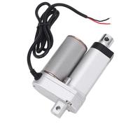 Oumefar Actionneur de Mouvement Linéaire électrique, Course de 30mm, Poussée 100N, classé IP54, pour Fauteuils Inclinables de Massage, Meubles de Maison en Alliage D'aluminium