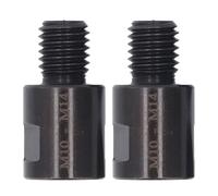 Oumefar Adaptateur pour Meuleuse D'angle, 2 Pièces, Convertisseur de Filetage M10/M14 en Acier CVR, Connecteur Femelle vers Mâle pour Forets et Tampons de Polissage (M10 à M14)