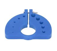 Oumefar Affûteur de Forets, Outil de Meulage Durable de 3 à 12mm pour Meuleuse D'angle, Portable pour les Voyages ou le Travail sur Site, Matériau ABS (Bleu)