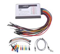 Oumefar Analyseur Logique Outil D'analyse Logique, Analyseur de Signal Numérique USB 16 Canaux, Taux D'échantillonnage de 200 M, Seuil Réglable, Mémoire de 1 Gbits avec Mode Strea