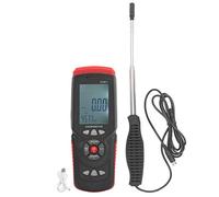 Oumefar Anémomètre Numérique LCD GT8911, Compteur Thermique Portatif de Vitesse et de Volume du Vent pour CVC de Bureau D'usine