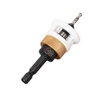 Oumefar Bit de Forage de Comptoir de Profondeur Réglable avec Arrêt, Tige Hexagonale à 4 Flux de 3,2x8 Mm, Bit HSS M2 Remplaçable pour Bois/Métal, Comprend un Boîtier de Rangement