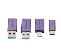 Oumefar Bloqueur de Données USB en Alliage D'aluminium, Charge Sûre de qualité Supérieure pour Téléphone Portable USB, Charge Rapide, Défenseur USB, Protection Contre Le Piratage