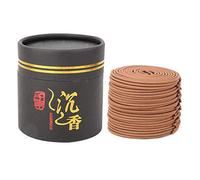 Oumefar Bobines encens Reflux cônes d'encens Spirales Purification de l'air Parfum cônes d'encens encens Naturel Bois de Santal pour Bureau Yoga Salle de thé(Bois d'agar) Incense