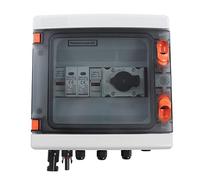 Oumefar Boîte de Combinaison Solaire Photovoltaïque, Boîte de Combinaison Photovoltaïque 1 en 1 avec Interrupteur de Déconnexion 1000 V 32 A pour Système D'énergie Solaire RV Usage