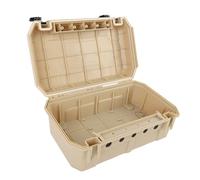 Oumefar Boîte de Jonction électrique Extérieure en ABS étanche pour Câble, Boîte de Rallonge Murale pour Lumières LED, Classée IP54 pour une Utilisation en Extérieur (Beige)