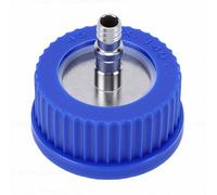 Oumefar Bouchon D'alimentation de sécurité GL45, Bouchon de Remplissage de Liquide Durable en Acier Inoxydable 304 pour Utilisation en Laboratoire, Diamètre 8-10mm