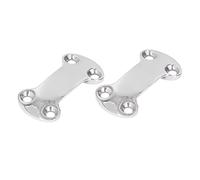 Oumefar Boucles à Double Sangle en Acier Inoxydable 316, pour Serrer les Sangles sur les Navires, les Kayaks et les Sacs à Dos, 2 Pièces, Boucle à Pression de 1"