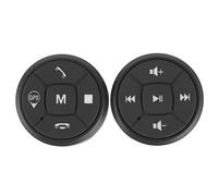 Oumefar Bouton de Commande de Volant de commutateur Universel sans Fil Bluetooth Multifonctionnel léger avec étui en Silicone