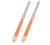 Oumefar Buse à échange Rapide en Acier trempé Efficace CrZrCu, Buse Intégrée Tout en Métal pour Imprimante 3D K2 PLUS, 2 Pièces pour les Amateurs de Bricolage (0,4 mm)