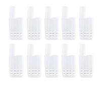 Oumefar Cages à Reine en Plastique pour Abeilles, Outil D'isolation de Boîte D'insectaire Durable pour L'élevage de L'apiculture, 10 Pièces/Ensemble pour Les Apiculteurs, Plastique/comme Le Montrent