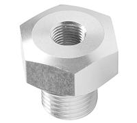 Oumefar Capteur de Pression D' Adaptateur 1.5 pour Moteur GM LS - Construction en Aluminium Durable - Accès à la Pression D' du Moteur pour les Propriétaires de Jauge LS1 LSX LS3