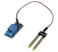 Oumefar Capteur d'humidité du Sol, Interrupteur D'arrosage Automatique pour Pot de Fleurs et Potager, Module de Contrôle de Relais 1500W de Haute qualité