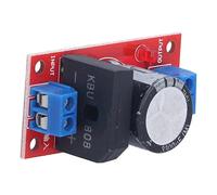 Oumefar Carte d'alimentation de Filtre Redresseur avec Indicateur LED Rouge pour la Conversion d'alimentation de Sortie CC 8A pour L'électronique, Taille 50x25mm