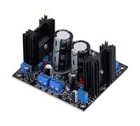 Oumefar Carte d'alimentation Régulée LT1083, Double Sortie 0-48 V 10 A, PCB à Tension Réglable pour Alimentation Linéaire HiFi