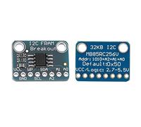 Oumefar Carte de Dérivation MB85RC256V, Mémoire Non Volatile I2C de 32 KO, 10 Billions de Cycles de Lecture/écriture pour L'enregistrement de Données à Faible Consommation