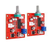 Oumefar Carte de Réverbération de Microphone, Kit de Module D'effet Audio PT2399 2 Pièces, DC 6-15 V sans Préampli, pour Amplificateur de Voix karaoké, Système Sonore à Pédale de