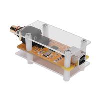 Oumefar Carte Son USB PCM2706C Para Décodage Sonore USB to Coaxial Digital Signal Sortie Adapter Audio Convertisseur pour Les Systèmes de Théâtre Domestique et Audiophiles PCB Acrylique