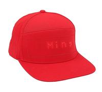 Oumefar Casquette D'affichage LED Intelligente, Chapeau Réglable pour Clubs de Danse Hip Hop avec un Excellent Tissu en Coton et écran Amovible, pour Halloween (Chapeau Rouge Mots Rouges)