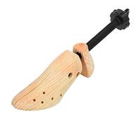Oumefar Civière de Chaussure en Bois de Pin Support D'extension de Chaussure Taille de Chaussure Réglable Extensible Outil D'expansion(42-46) Shoetree
