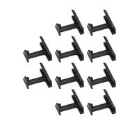 Oumefar Clamp/Holder de Guidage d'eau Précis pour Panneau Photovoltaïque Clamp/Holder de Drainage de Panneau Solaire Résistant à la Chaleur pour L'extérieur, 10 Pièces PA66 de Drainage d'eau de (3,5