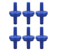 Oumefar Clapet Anti-retour en Plastique, Diaphragme D'arrêt D'eau Durable pour Prise D'air, Fournitures Industrielles pour Aquarium 10 Pièces (4mm bleu)
