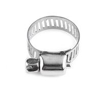 Oumefar Colliers de Serrage à Vis Durables en Acier Inoxydable pour Automobile et Usine 10 Pièces Clamp/Holder D'engrenage à Vis sans Fin Réglable pour Connecter des Tuyaux D'air, des Tuyaux D'eau,