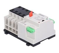 Oumefar Commutateur de Transfert Automatique 100A, Type D'isolation PC 4P pour un Système de Secours D'alimentation Fiable dans les Environnements Commerciaux, Matériau ABS