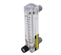 Oumefar Compteur de Liquide Chimique Débitmètre à Panneau Acrylique Jauge de Fluide Chimique 0,1-1GPM Lecture Claire Réglable Mâle ZG1/2 Femelle, pour la Mesure et le Contrôle du