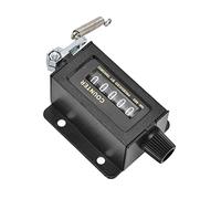 Oumefar Compteur Mécanique, Outil de Réinitialisation à 5 Chiffres Durable et Précis pour Imprimer la Conception de Miroir en Verre pour les Machines à Compter [ABS et Verre]