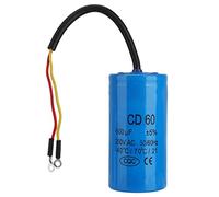 Oumefar Condensateur de Fonctionnement, Condensateur de Démarrage de Moteur 250 V AC 600 UF 50 60 Hz avec Film en Polypropylène métallisé, pour Moteur de Climatiseur de Compresseur