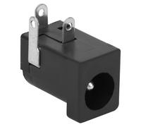 Oumefar Connecteur Femelle de Prise de Courant CC, 100 Pièces, Adaptateur de Prise Durable pour Usage Domestique, Plastique Léger 5.5x2.1MM