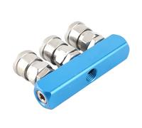 Oumefar Connecteur Rapide de Compresseur D'air, Coupleur Rapide Durable de Type C pour Outils Pneumatiques en Alliage D'aluminium 1 unité