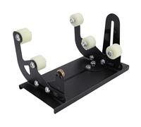 Oumefar Coupe-bouteille en Verre en Acier Inoxydable Noir, Kit de Découpe de Verre Polyvalent pour L'artisanat, Support Stable pour les Projets de Bricolage