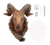 Oumefar Crochet mural vintage en forme d'animal pour suspendre les manteaux, crochets de décoration en forme de tête d'animal pour la salle de bain (cuivre antique)