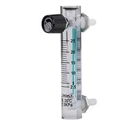 Débitmètre de gaz Débitmètre 2.5-25LPM Débitmètre avec valve de contrôle pour l'oxygène de l'air